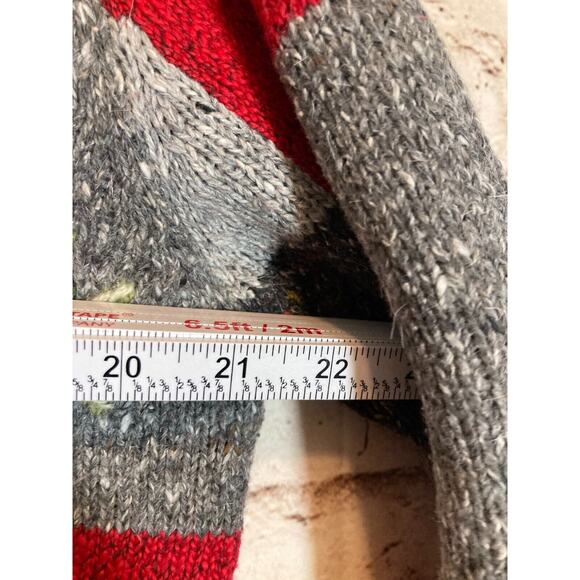 Northern Isles Sweater Womens Large Winter Birds Button Front Cardigan Cottage - Picture 10 of 15